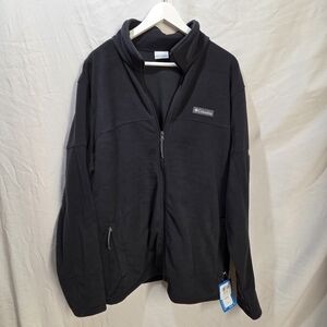 Columbia Mens Black Basin Trail III Size Xl Zip Up Fleece